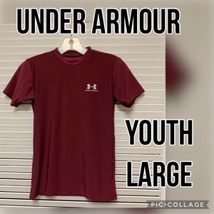 Under Armour maroon quick dry shirt